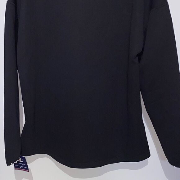 Champion Women's Sport Mock Neck Pullover White Black Sweater Sz S NWT - Picture 7 of 9